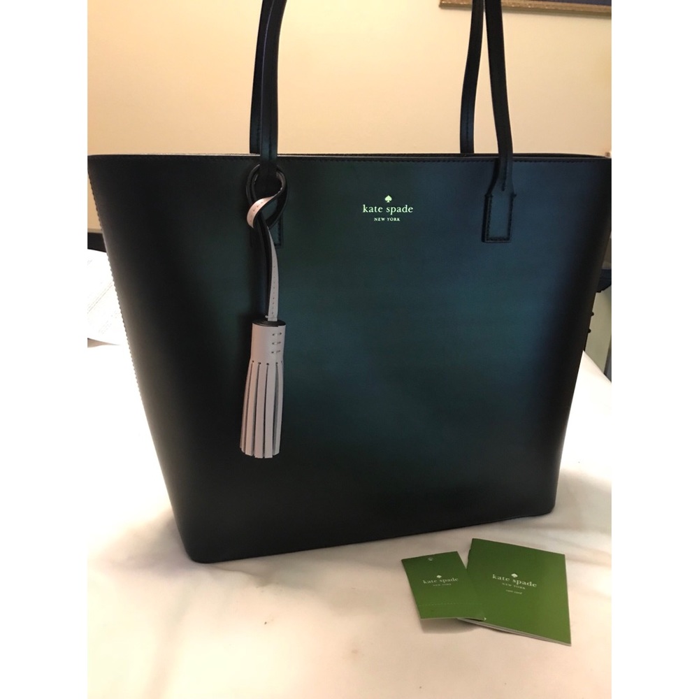NWT Kate Spade Karla Wright Place Black Tote Bag